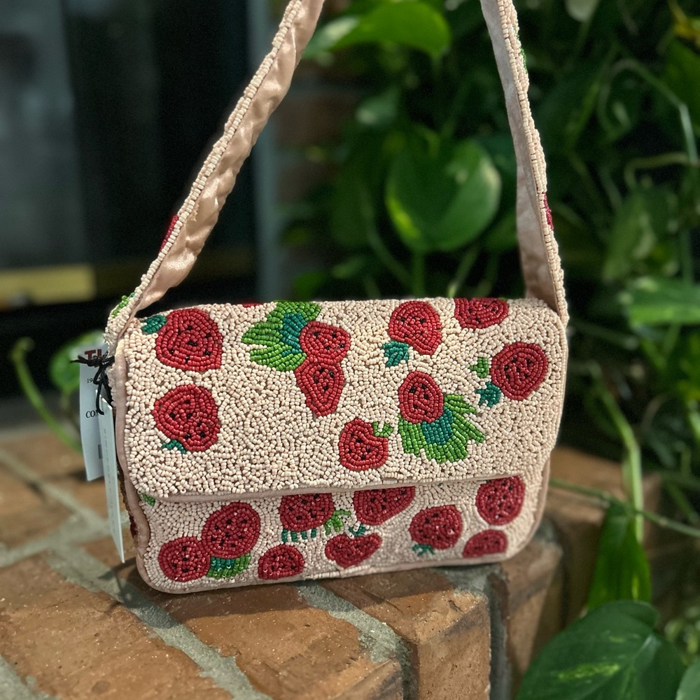Floral Beaded Women's Bag